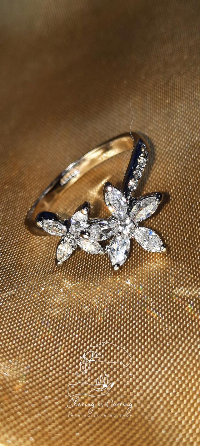 Fancy CZ A+++ Diamond ring ฿1,390.- 3