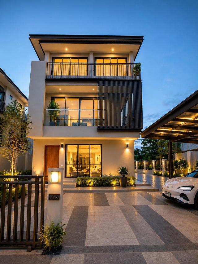 ขาย บ้านเดี่ยว 3 ชั้น • AQ ARBOR สวนหลวง ร.9 - พัฒนาการ • 3 ห้องนอน • ใกล้สวนหลวง ร.9 1