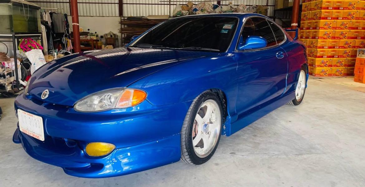 ปล่อยขาย Hyundai Tiburon สีน้ำเงิน 2