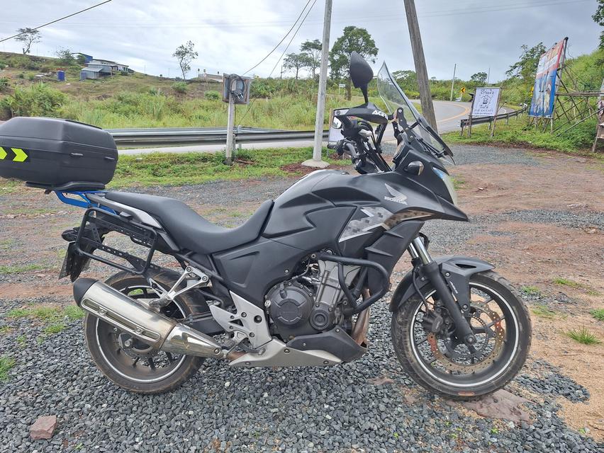 Honda cb500x รถปี 2013 ภาษี 69 ไม่ขาดพร้อมกระเป๋า 3