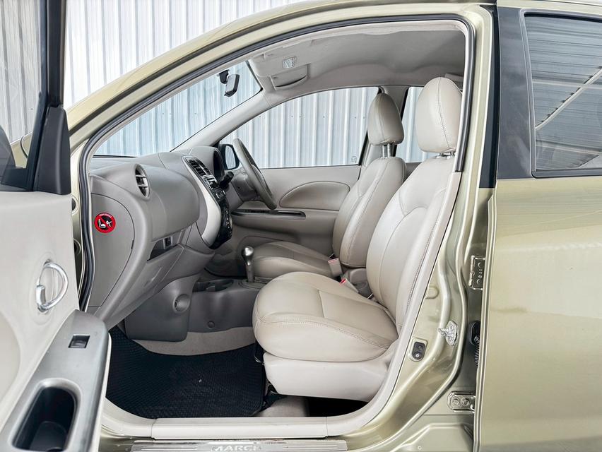 Nissan March 1.2VL เบนซิน เกียร์ออโต้  ปี2013จด2015 10