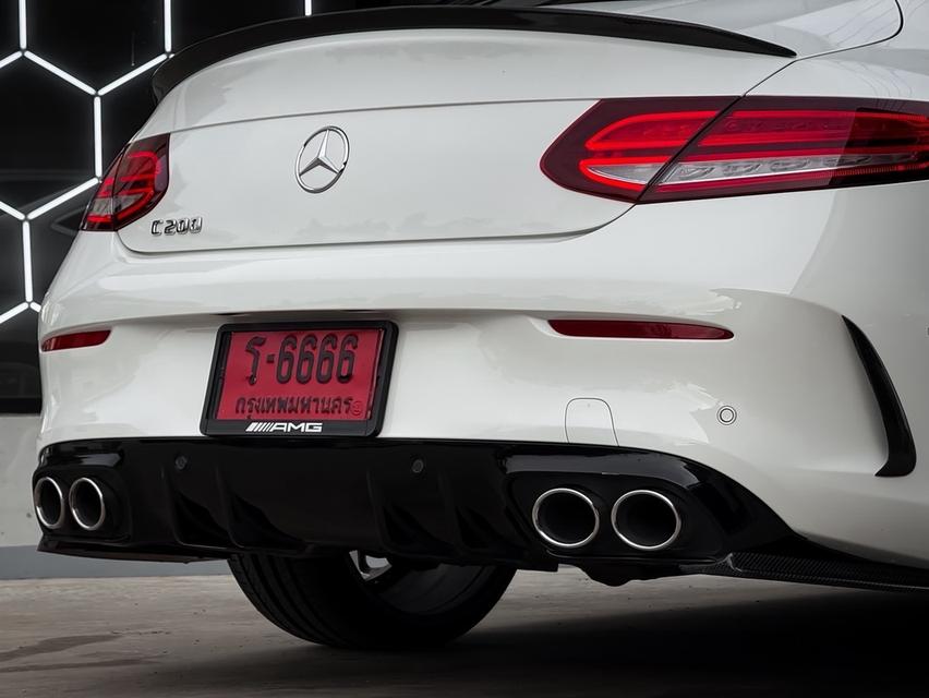 รหัสรถ MCA6666 Mercedes-Benz C 200 COUPE AMG FL 2.0 ปี 2022 จดทะเบียน 2023 | ชุดแต่ง FULL CARBON ล้อ G-FORGED รูปที่ 20