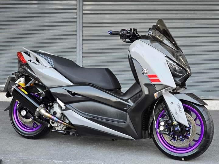 Yamaha Xmax เทาขอบม่วง 2