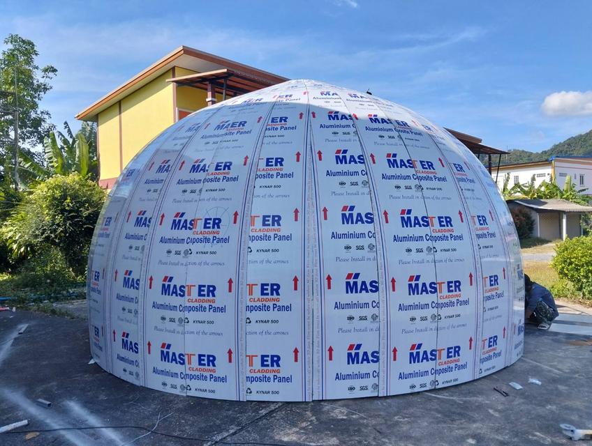 แผ่นอลูมิเนียม คอมโพสิท MASTER Cladding 8