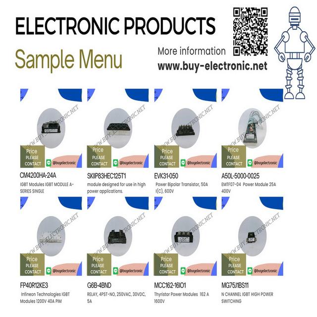 จำหน่าย IGBT, TRANSISTOR, SCR, THYRISTOR, DIODE, Power Module มือหนึ่ง และ มือสอง ทั้งพร้อมส่ง และ พรีออเดอร์ รูปที่ 3