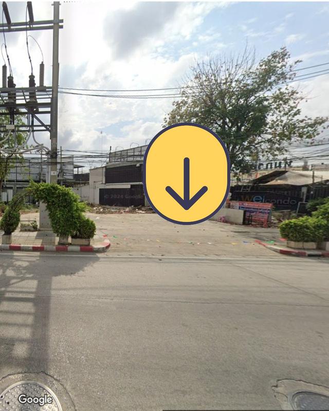 ให้เช่าที่ดิน ติดตลาดรถไฟ ติดถนนเลียบด่วนรามอินทรา 1