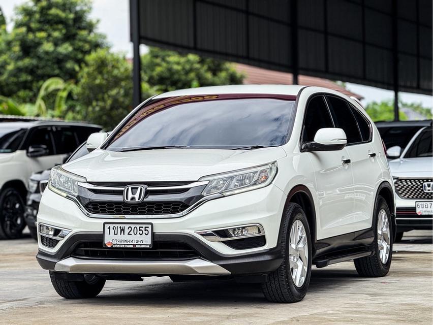 รหัสรถ WRT2055 2014 จด 2015 HONDA CRV, 2.0 E 4WD i-VTEC โฉม ปี12-17 สีขาวตัว ไมเนอร์เชน