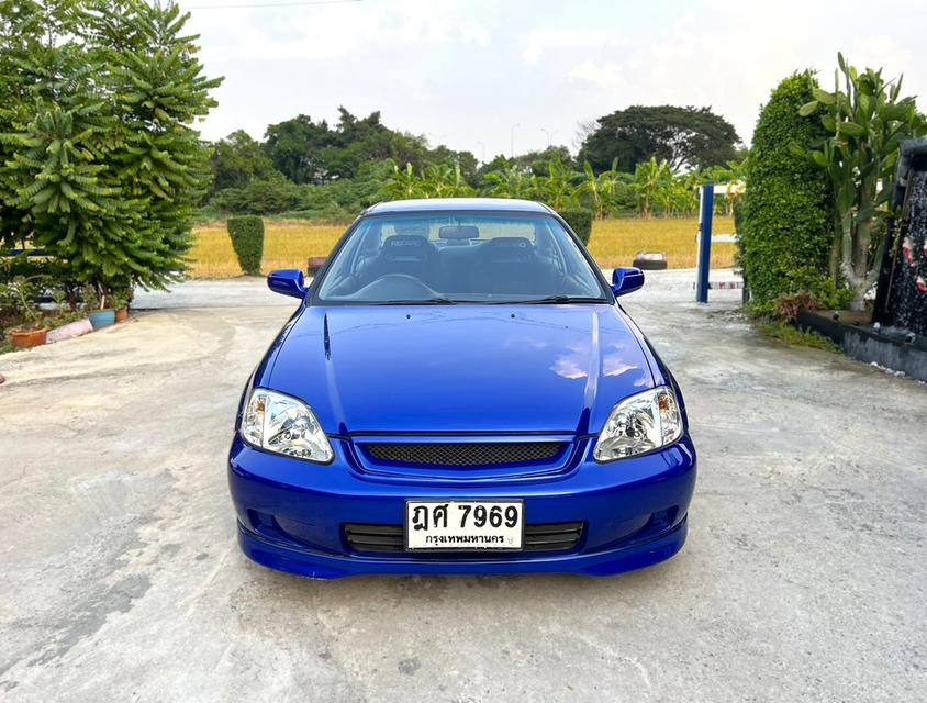 CIVIC COUPE ปี 2000 หล่อๆ สีสดเงาจัด เคลือบแก้ว ภาษี68