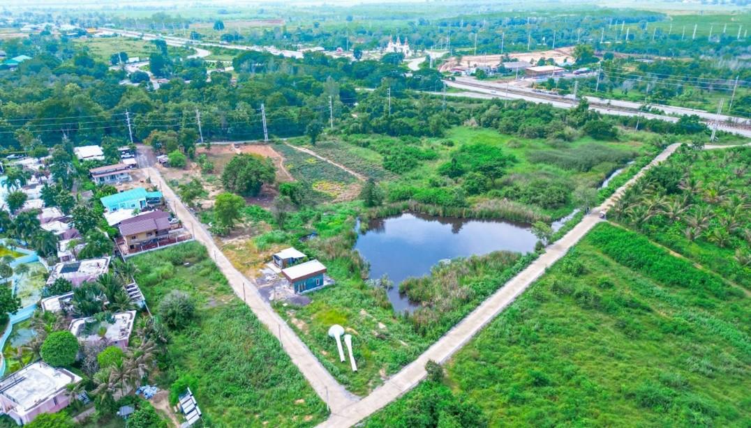 รูป ขายที่ดินหัวหิน 16 ไร่ สี่แยกบายพาสหัวหิน หน้าติดถนนเพชรเกษมแนวใหม่ (บายพาส)  5