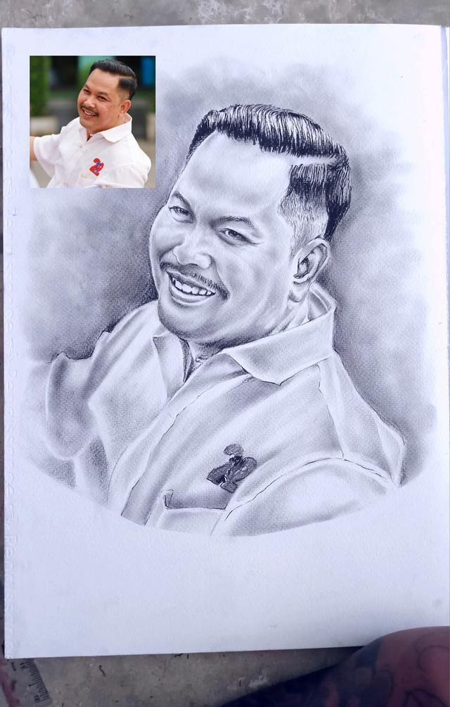 วาดภาพเหมือน ภาพเดี่ยว-ภาพคู่-ภาพครอบครัว รูปที่ 1