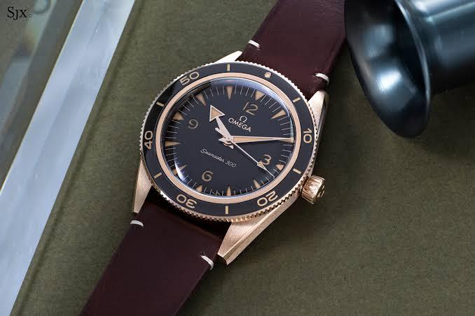 Omega Seamaster 300 Bronze Gold Co-Axial 2