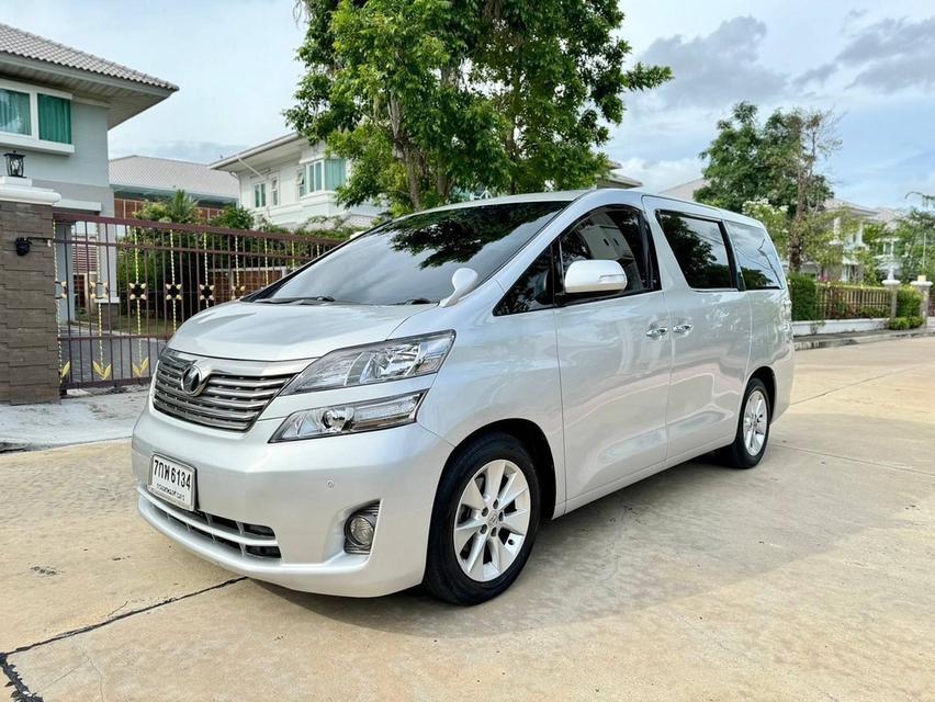 TOYOTA VELLFIRE 2.4 V ปี 2009 โฉม ปี08-14 สีเทา AUTO เบนซิน ไมล์เพียง 210,397 km.