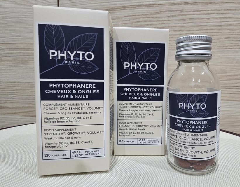 👍👍👍  วิตามินช่วยบํารุงเส้นผม Phyto Paris Phytophanere 120 แคปซูล ของแท้ 2