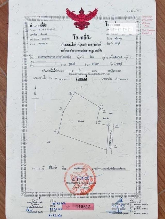ขายที่ดินโฉนดครุฑแดง 5