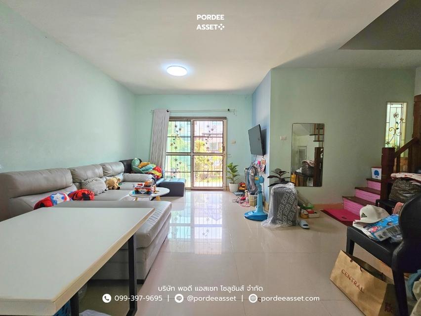 ขายถูก!! ทาวน์โฮม 2 ชั้น บ้านพฤกษาวิลล์7 คลอง2 (ขนาด 18 ตร.ว.) ถ. รังสิต-นครนายก ธัญบุรี ปทุมธานี : Baan Pruksa Ville 7 Khlong Song 5