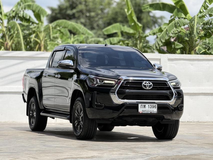 2023 TOYOTA HILUX REVO, 2.4 ENTRY โฉม PRERUNNER DOUBLE CAB สีดำ เกียร์ออโต้ เครื่องยนต์ดีเซล ปี 22จด23👉ไมล์แท้ 59,965 km.
