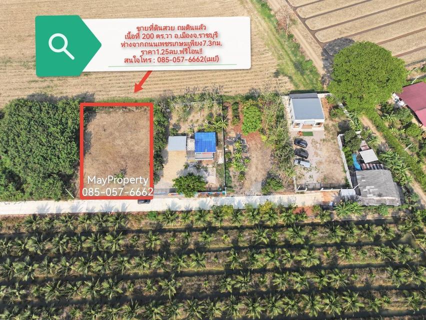 🔥 ขายด่วน! ที่ดินสวย ราชบุรี 💰 เพียง 1.25 ล้าน (พร้อมโอน) 📍 ต.ท่าราบ เมืองราชบุรี 🌿 วิวทุ่ง ลมเย็น เงียบสงบ 🚗 จากกรุงเทพฯ แค่ 2 ชม. ✅ ถนนหน้าที่ 1