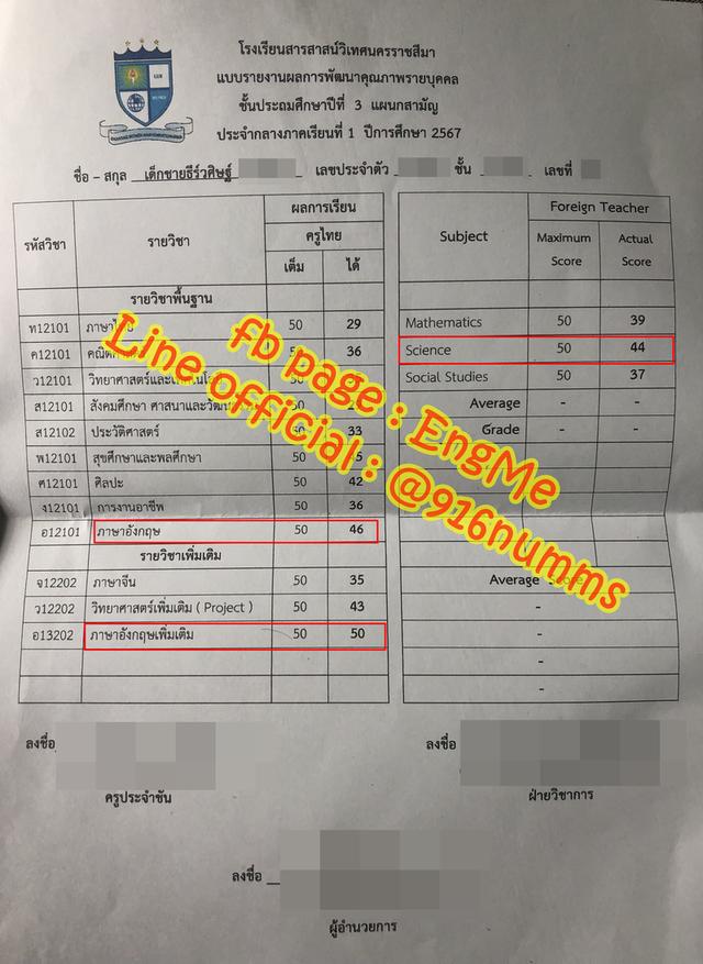 ติวภาษาอังกฤษ ประถม 3 1