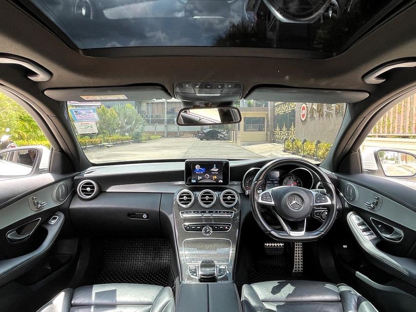 รหัสรถ DWC7878 MERCEDES BENZ C350 E 2.0 AMG DYNAMIC ปี 2017 สภาพนางฟ้า 6