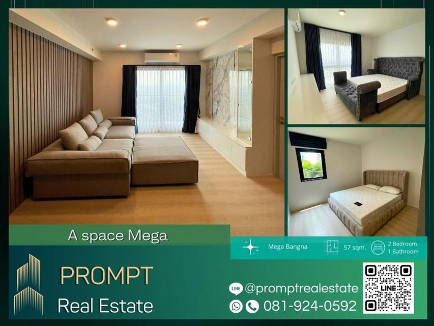 AB05365 - A space Mega - 57 sqm - Mega Bangna- Topgolf- Market Village Suvarnabhumi