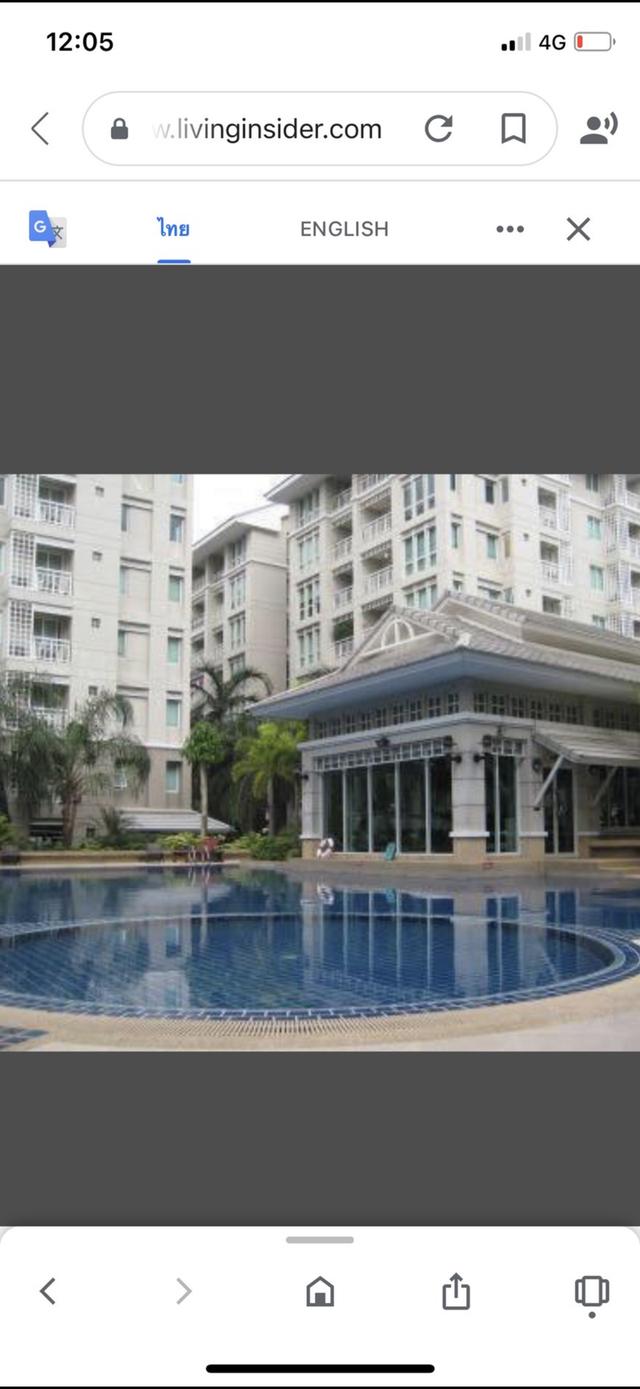 คอนโด 1 ห้องนอน ที่ The Bangkok Narathiwad 1