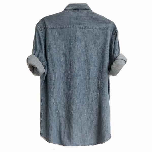 Levi's เชิ้ตยีนส์ ทรงเท่มาก ลายผ้าชัดสุด งานหายาก ช ญ ใส่ได้ ไม่มีกระเป๋า ผ้านุ่มใส่สบาย พร้อมส่ง ไม่ต้องรอ