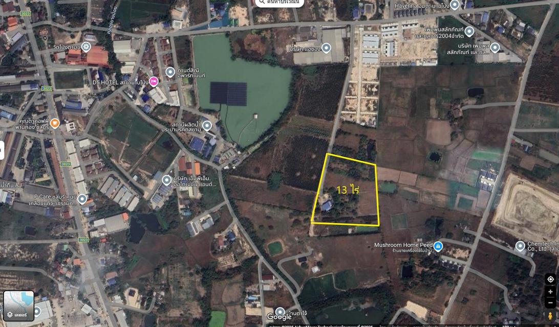 ขายที่ดิน 13ไร่ ตั้งอยู่ที่ ต.มาบโป่ง อ.พานทอง จ.ชลบุรี 1