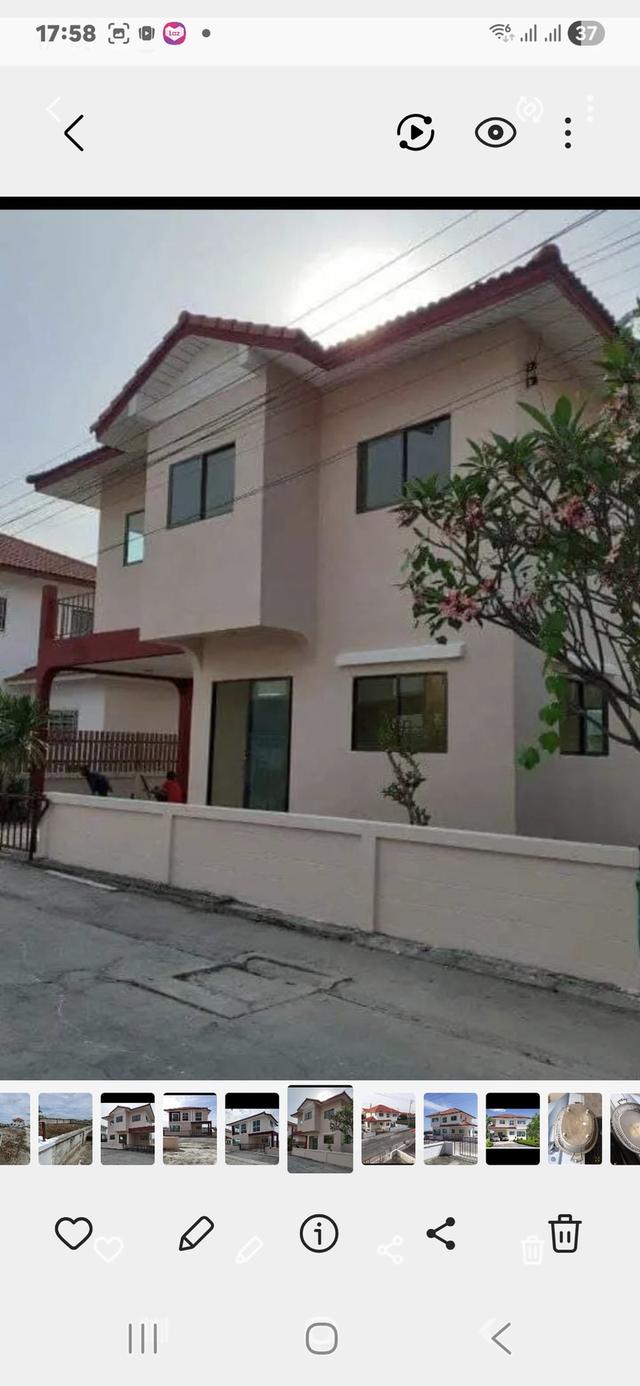 บ้านสวนภูมิฐาน บ้านเดี่ยว 2ชั้น ที่ดิน 50ตารางวา ถ.กาญจนาภิเษก-บ้านกล้วย นนทบุรี โทร0812361578 4