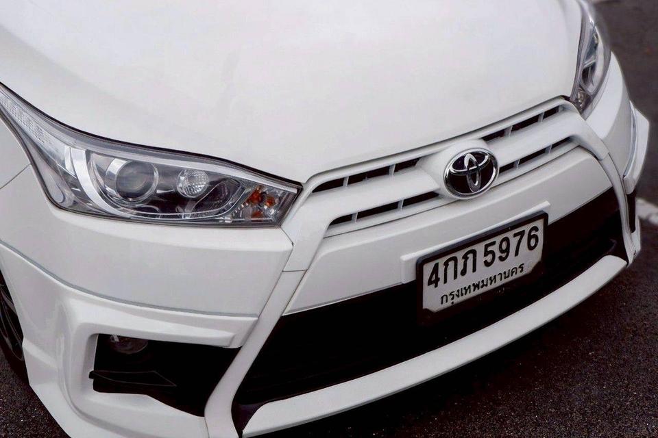 รหัสรถ QT5976 Toyota Yaris 1.2 TRD เกียร์ออโต้ สีขาว ปี 2015 6