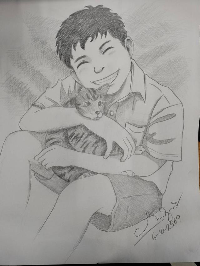 รับวาดภาพเสมือนค่ะภาพละ400บาทรวมค่าส่ง รูปที่ 5