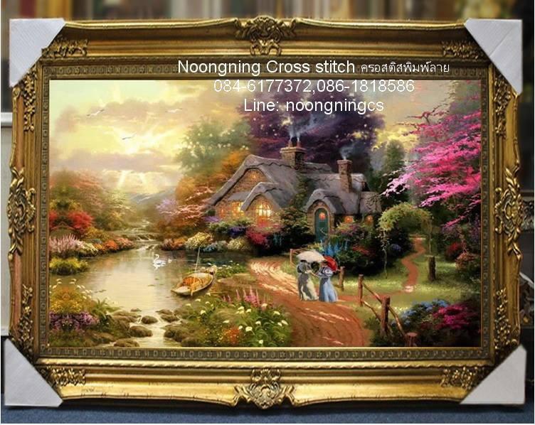 ร้าน Noongning Cross stitch ครอสติสพิมพ์ลาย จำหน่ายอุปกรณ์ครอสติส ภาพติดเพชร1618 8