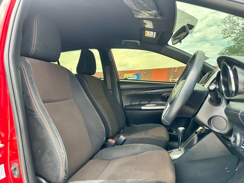 รหัสรถ PAT3923 TOYOTA YARIS 1.2G A/T ปี2017 สีแดง 7