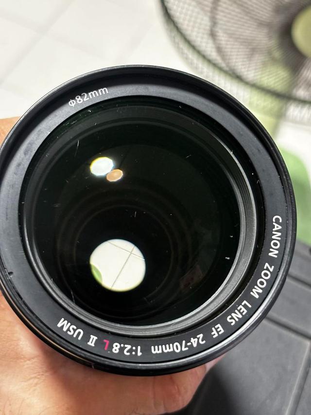 เลนส์ canon ef 24-70 f2.8L ii ไม่มีกล่อง 5