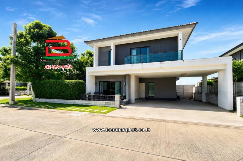 บ้านเดี่ยว 2 ชั้น เนื้อที่ 59.6 ตร.ว. CENTRO บางใหญ่ | เซนโทร บางใหญ่ (ซอยวัดลาดปลาดุก) ถนนกาญจนาภิเษก ตำบลบางคูรัด อำเภอบางบัวทอง นนทบุรี 1