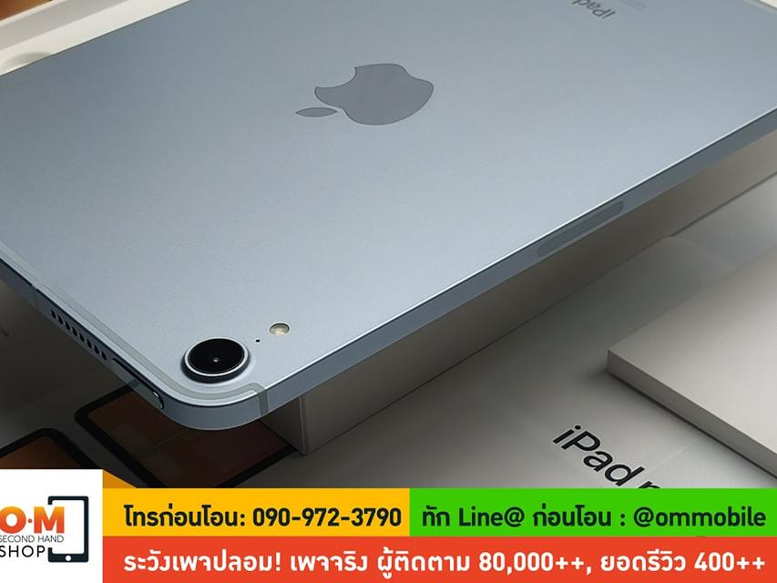 ขาย/แลก iPad mini7 128GB Cellular + Wifi สี Blue ศูนย์ไทย ประกันยาว 27/11/2025 สภาพสวยมาก ครบกล่อง เพียง 19,990 บาท  2