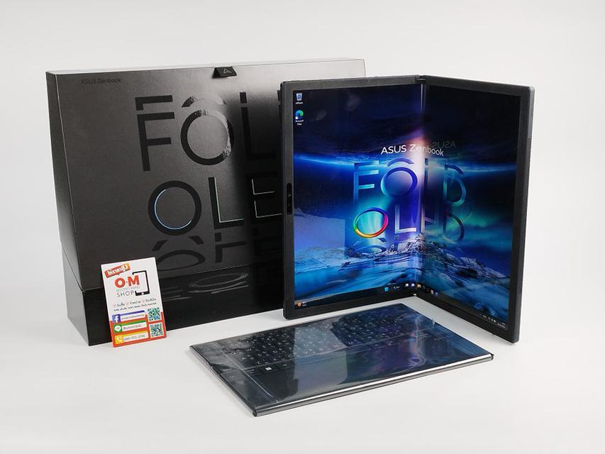 ขาย/แลก Asus Zenbook 17 Fold OLED UX9702 โน๊ตบุ๊คจอพับสุดอลังการ Intel i7-1250U ศูนย์ไทย ในราคา 99,900.- 1