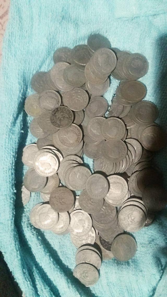 เหรียญครุฑปี 2517 แท้100%มรดกจากปู่