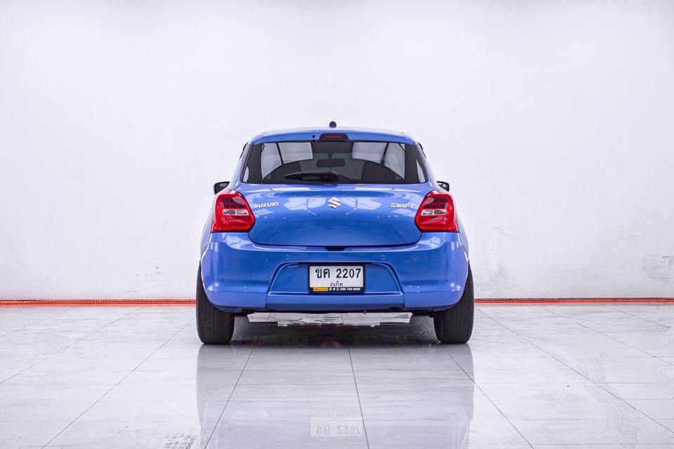 SUZUKI SWIFT 1.2 GL AT 2019 - ไมล์น้อยมือเดียว 45,000 (A+)Swift โฉมใหม่ สีฟ้าแต่งหล่อ ล้อซิ่ง ประหยัด 20 km/L รูปที่ 4