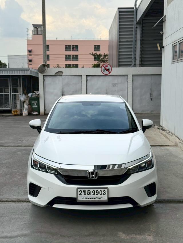 HONDA CITY 1.0V 2022 สีขาว เจ้าของมือเดียวป้ายแดง