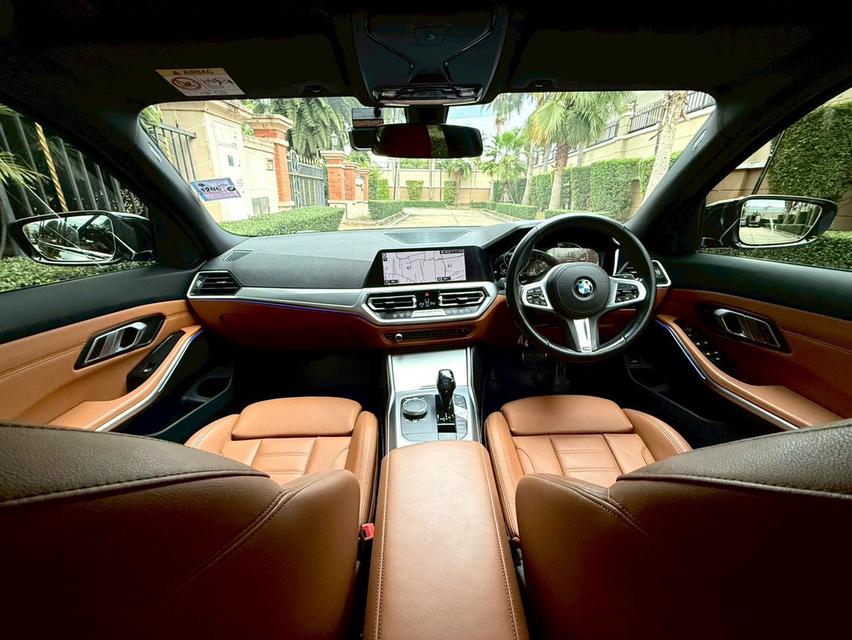 BMW 320D M sport G20  ปี 2020 สีดำ  ♨️มือเดียว สภาพป้ายแดง รถบ้านไมล์แท้วิ่ง 19