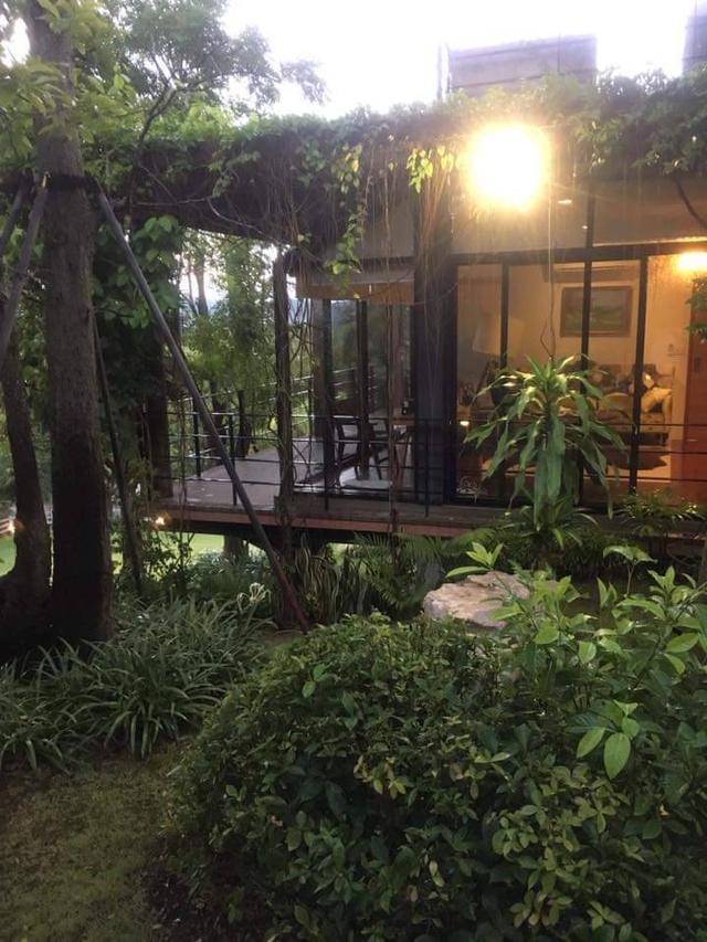 ขายบ้านบนเนินเขา ติดน้ำ บ้านพักตากอากาศเขาใหญ่ บ้านเขาใหญ่บนเนิน วิวเขาสวยมาก เนื้อที่ 1 ไร่ 2 งาน ติดเส้น 3052 โป่งตาลอง ใกล้ทอสคาน่า วเขาล้อมรอบ 8