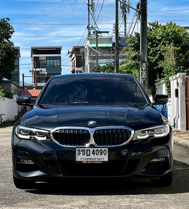 BMW 320d M SPORT G20 สีดำ ปี 2021 รถบ้าน ไม่เคยทำสี สวยเดิม สภาพใหม่มากๆ