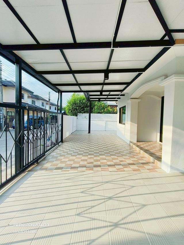 บ้านเดี่ยวมีนบุรี  คลองสามวา  นิมิตใหม่  หมู่บ้านเคซีการ์เด้นโฮม 6 บ้าน 4 ห้องนอน มีห้องนอนชั้นล่าง นัดชมบ้าน 085-318-6868 คุณวา 6