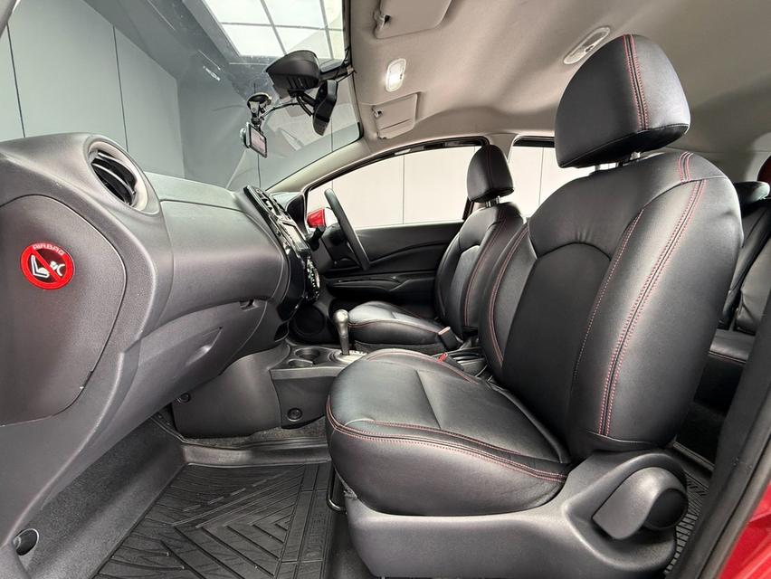 2018 NISSAN NOTE, 1.2 VL โฉม ปี17-ปัจจุบันสีแดง ตัวท็อปสุด ปุ่มสตาร์ท จดทะเบียนปี2019 รูปที่ 7