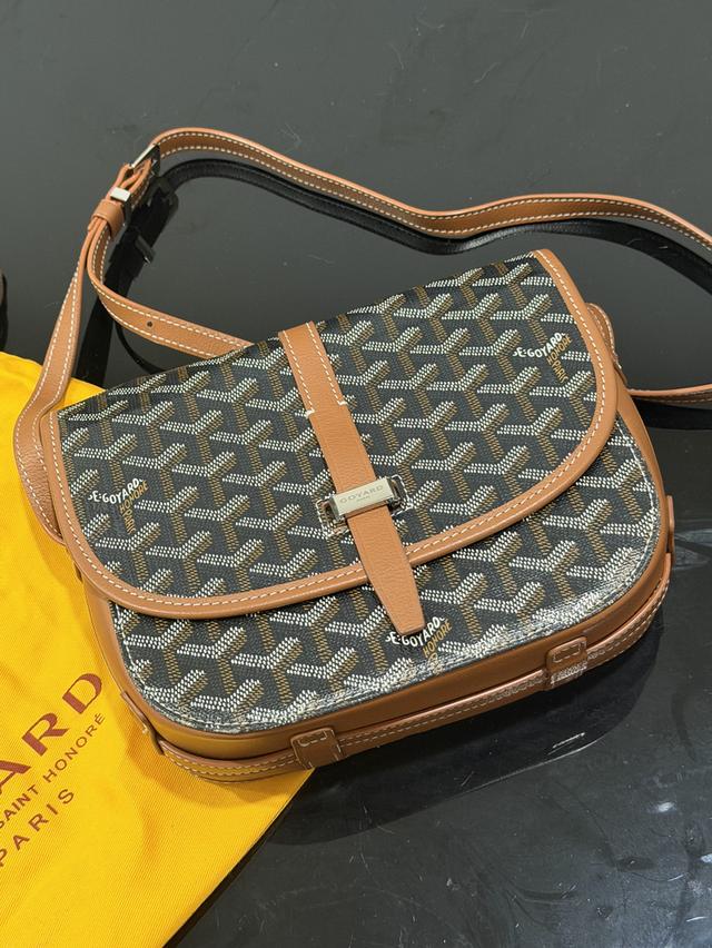 มือ2 (1:1 Original) กระเป๋าสะพายข้าง Goyard Belvedere PM Cross-body Bag Unisex Bag