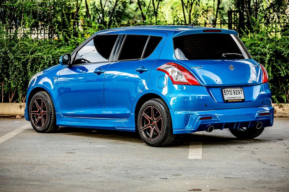 SUZUKI SWIFT 1.25 GLX สีฟ้า ปี 2014 มือเดียวป้ายแดง 5