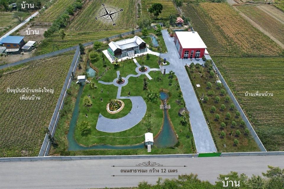 ขายที่ดินถมแล้ว 4 ไร่ นครปฐม แถมบ้านสวนยุโรป+โกดัง ใกล้กรุงเทพฯ 2