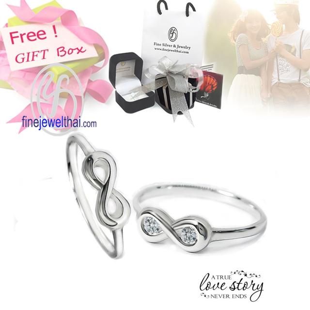Finejewelthai แหวนคู่ แหวนอินฟินิตี้ แหวนเพชรแท้ DGS60