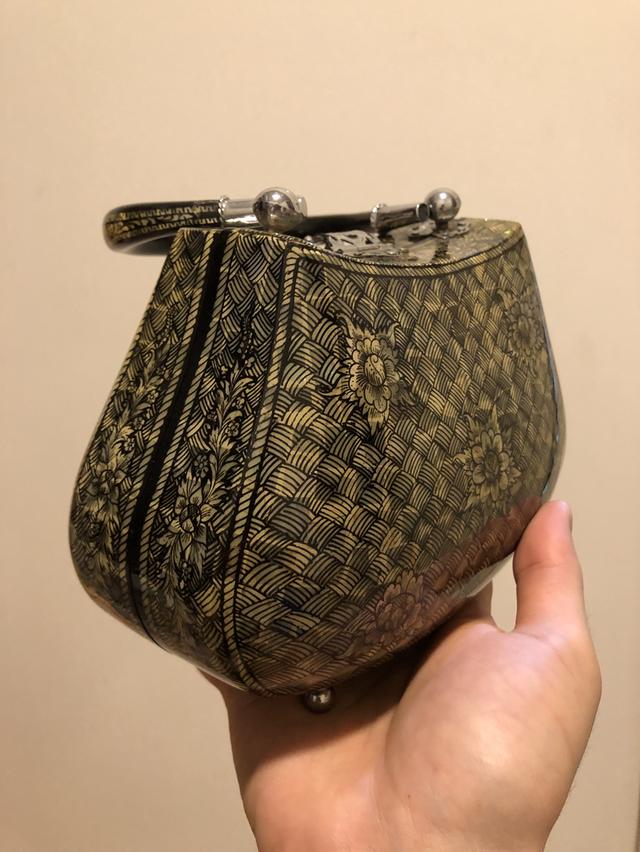กระเป๋ามุก งานเก่าเก็บ สภาพสมบูรณ์งาน handmade 10