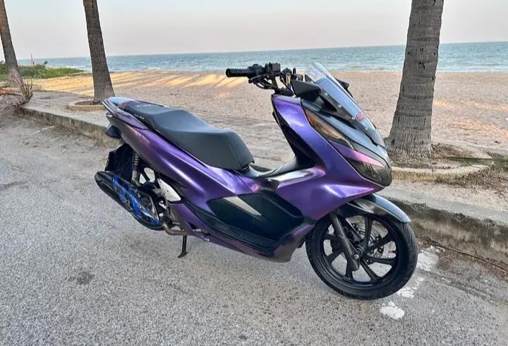 2018 Honda PCX สีม่วง 2